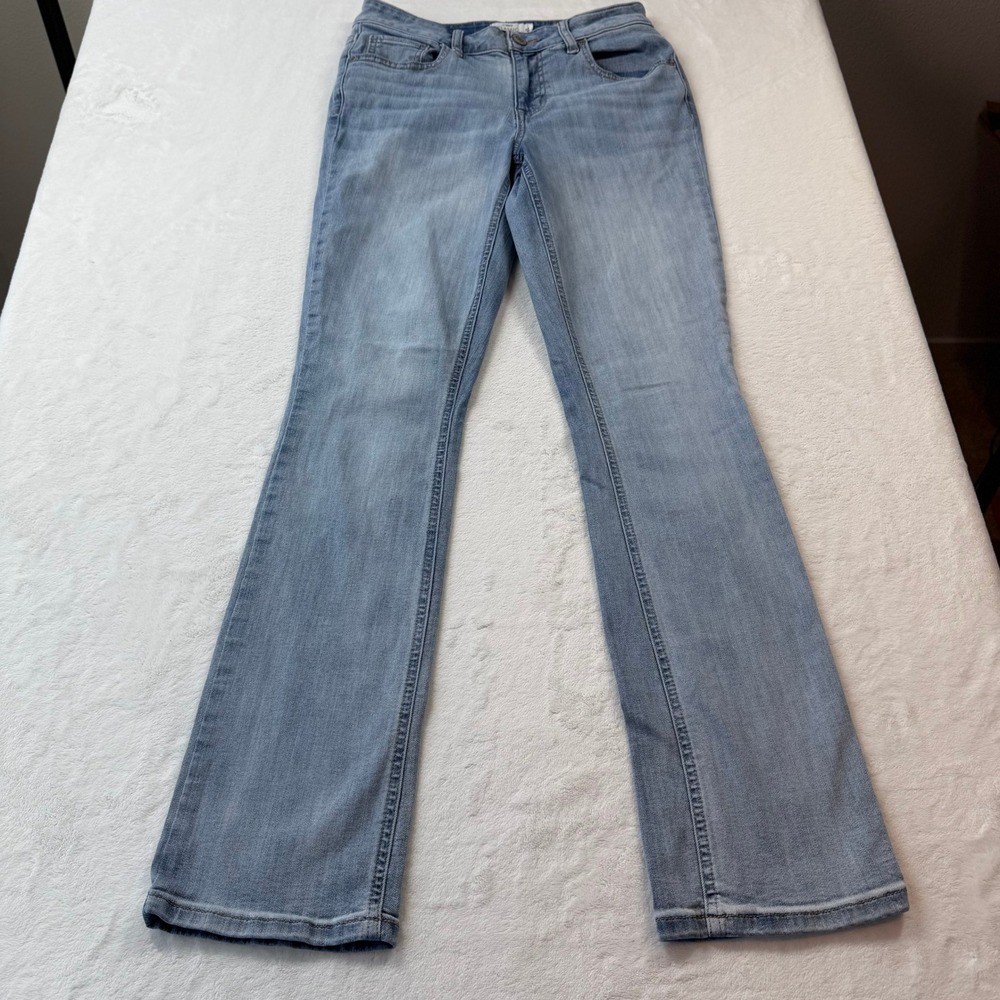 Maurices M Jeans Classic Women 4 REG Light Wash Good Slim Boot Mid Rise Denim